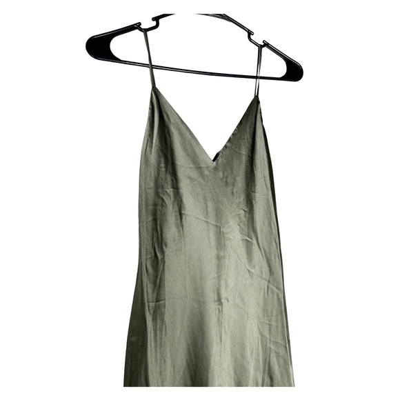 NEW L’AGENCE 100% Silk Serita Maxi V Neck Bias Designer Romantic Slip Dress NWT - Picture 3 of 8
